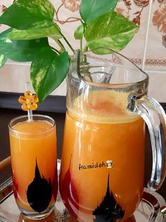 عکسی از دستور رانی هلو و شلیل 🍹