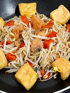 Foto resep Tauge & ikan asin + tahu