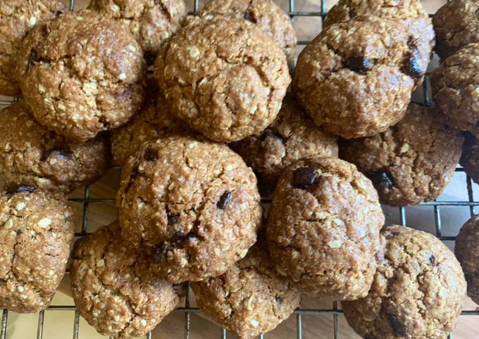 Steps to Make Speedy Chubby Oatmeal Cookies