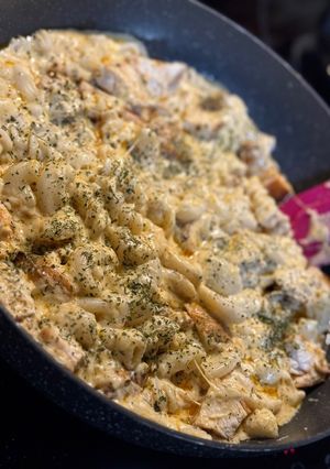Krémes csirkès macaróni 🤤🤍 recept fotója
