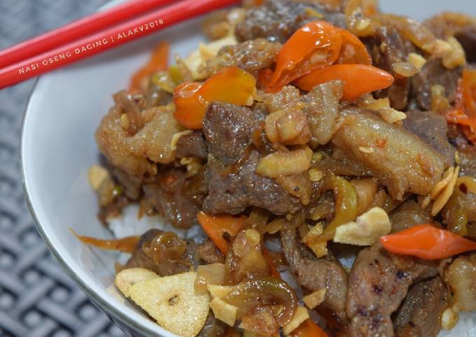 Cara Gampang Membuat Oseng Daging Cabe Bawang #BikinRamadhanBerkesan #Day1, Lezat Sekali