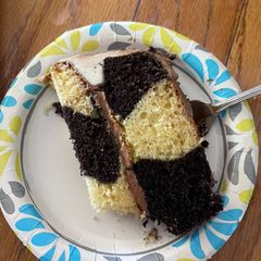 A picture of Checkerboard Cake.