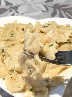 صورة لوصفة معكرونة بالجبنة 🧀