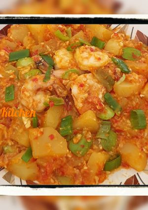 Foto resep Sambal udang pete