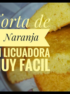Una foto de Torta de naranja en Licuadora