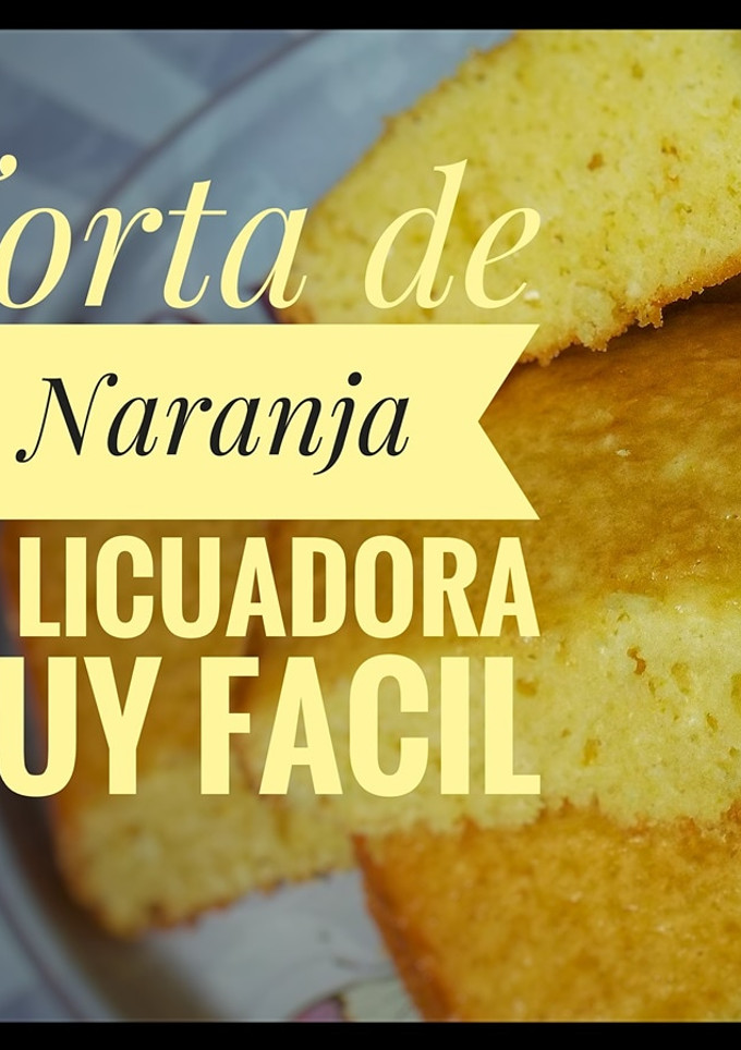 Una foto de Torta de naranja en Licuadora