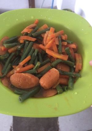 Foto resep Tumis Kacang Panjang Wortel Sosis