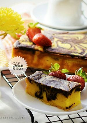 Foto resep Cake Marmer labu Kabocha