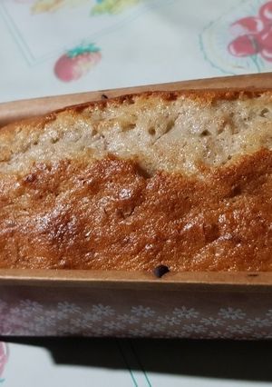 Una foto de Budín de banana y nuez
