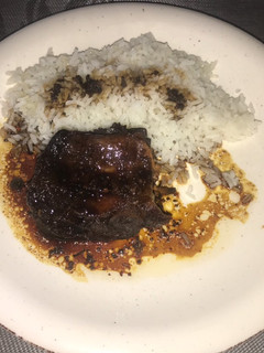 Una foto de Costilla de cerdo en olla de cocción lenta