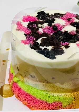 Foto resep Chiffon cake lava bubur madura #2
