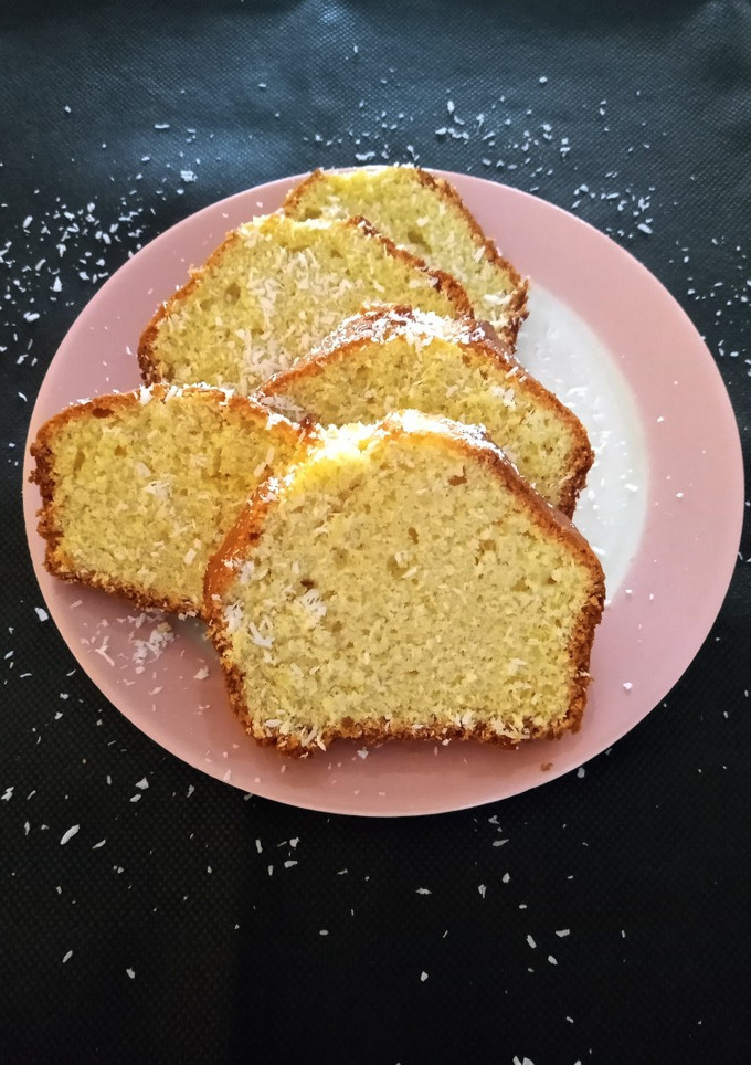 Una foto de Budín de coco