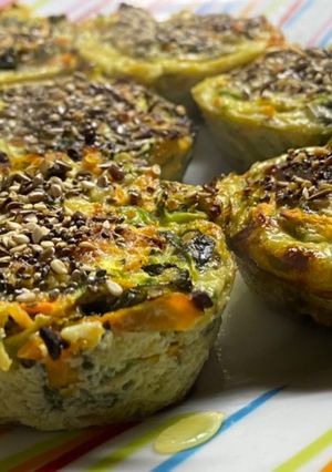 Una foto de Muffins de verduras