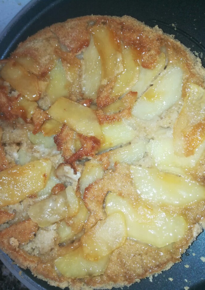 Una foto de Falsa torta de manzanas