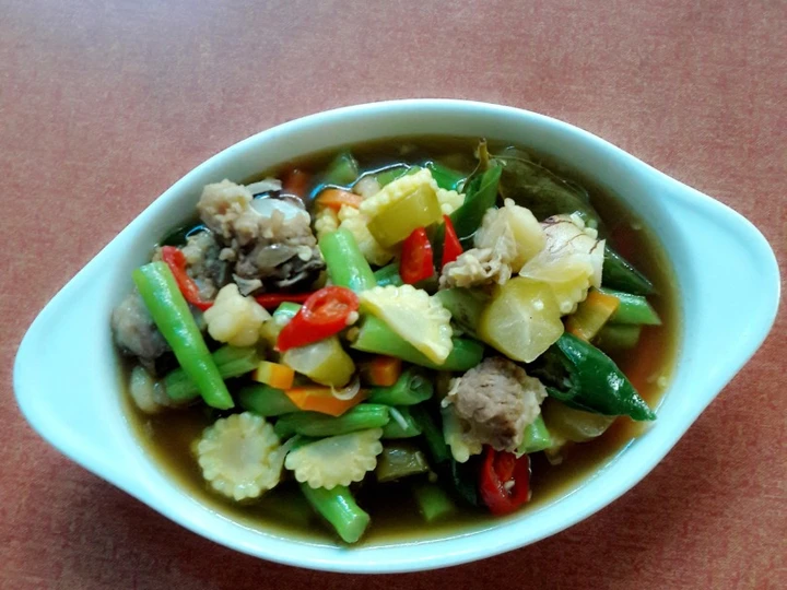 Cara Gampang Membuat Resep Asem - asem Buncis Tetelan Anti Ribet, Mantap