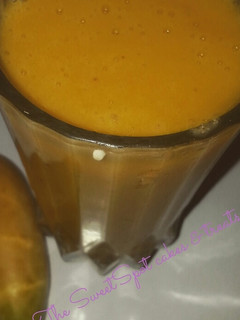 A picture of Banana - passion fruit juice.