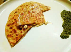A picture of Paneer Paratha.