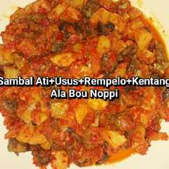 A picture of Sambal Ati+Usus+Rempelo+Kentang.