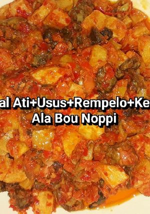 Foto resep Sambal Ati+Usus+Rempelo+Kentang