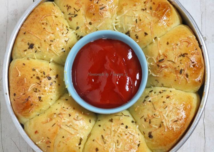 Resep Cheese Bread Ring isi Tempe Teri Anti Gagal