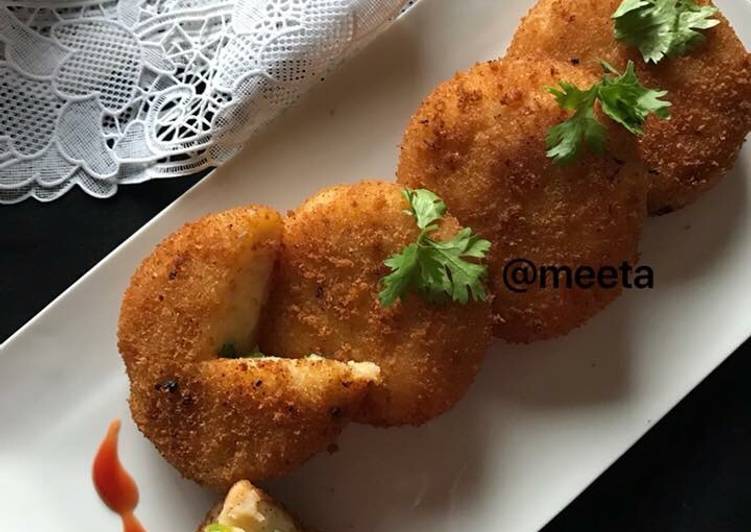 Recipe of Ultimate Stuffed Greanpea Cutlets