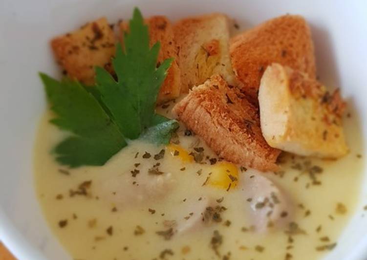 Recipe: Tasty Creamy Corn Soup