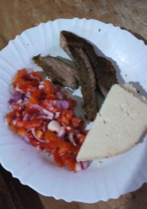 A picture of Marinated air-fried beef #festiveseasoncontest kakamega #author.