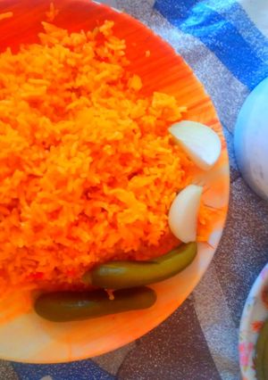 عکسی از دستور کته گوجه