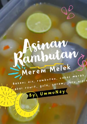 Foto resep Asinan Rambutan Merem Melek