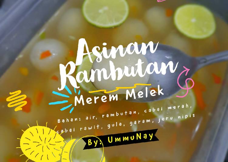 Asinan Rambutan Merem Melek