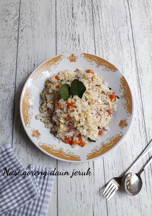 Foto resep Nasi goreng daun jeruk