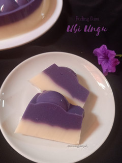 Foto resep Puding Susu Ubi Ungu