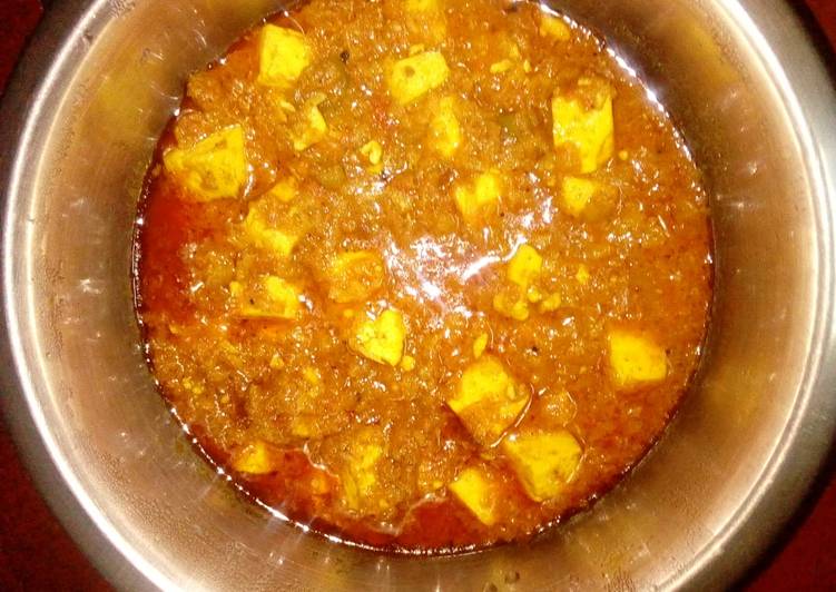 Recipe of Homemade Paneer butter masala