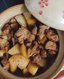 Sườn non kho khoai tây