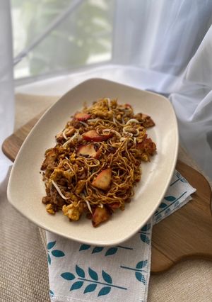 Gambar Mee Kolok Goreng / Fried Kolok Mee