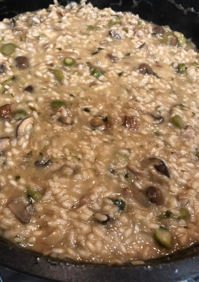 Una foto de Risotto de setas