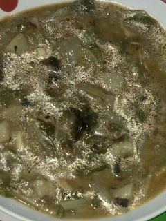 Una foto de Verduras a la crema de arroz