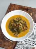 631. Gulai Sapi Daun So (Daun Melinjo)