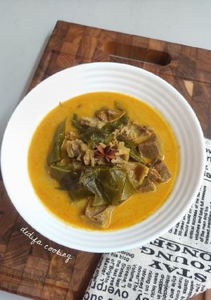 Foto resep 631. Gulai Sapi Daun So (Daun Melinjo)