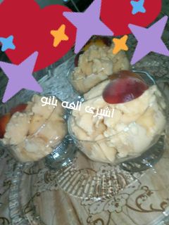 عکسی از دستور بستنی هلو خانگی
