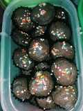 Brownies kering panggang