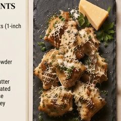 A picture of Parm chicken bites.