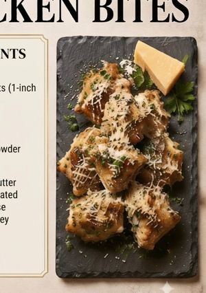 A picture of Parm chicken bites.