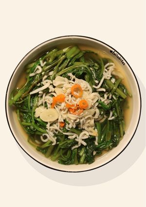 Foto resep Cah Kangkung Teri Medan