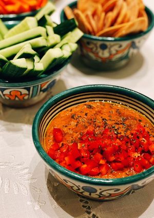 Una foto de Muhammara
