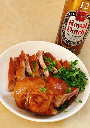 Hình của món Dạ dày heo khìa nước dừa ngũ vị.