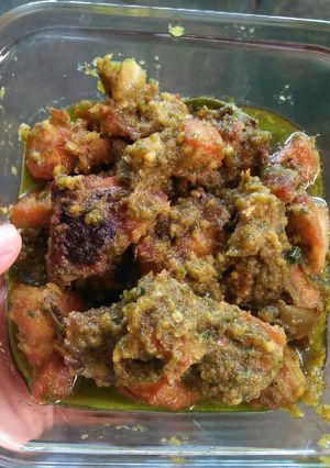 Foto resep Ayam Cabe Ijo ala dapur asix