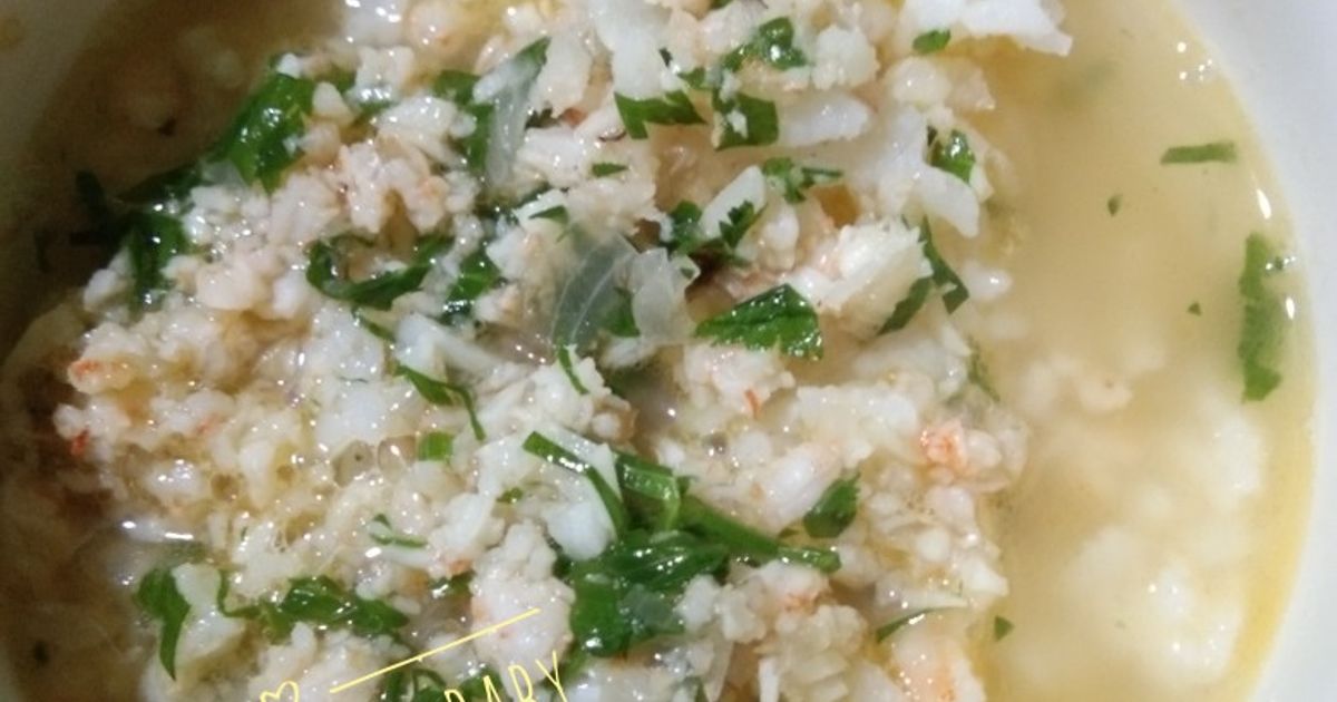 Resep Nasi Lembek Sup Udang (Mpasi 11 Bulan) oleh Mama reynand - Cookpad
