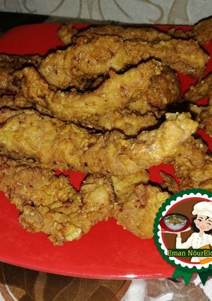 صورة لوصفة بانيه الفراخ الكرسبي الحار 🌶️🍗