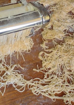 Una foto de Fideos caseros !!!